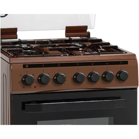 Aragaz Heinner HFSC-V60LITGC-BRW, Mixt, 4 arzatoar... [2]