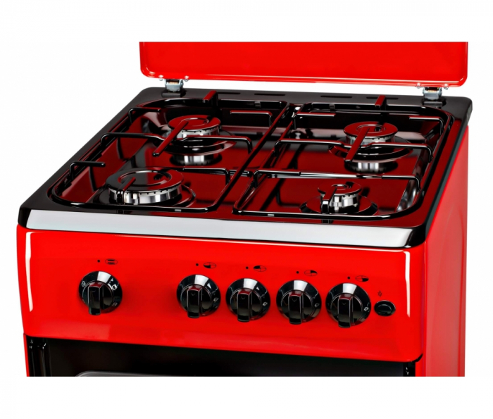 Aragaz LDK 5060 A RED FR RMV LPG, Gaz, 4 Arzatoare... [1]