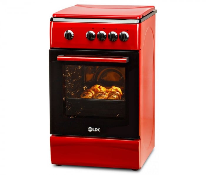 Aragaz LDK 5060 RED FR RMV, 4 Arzatoare, Capac met... [1]
