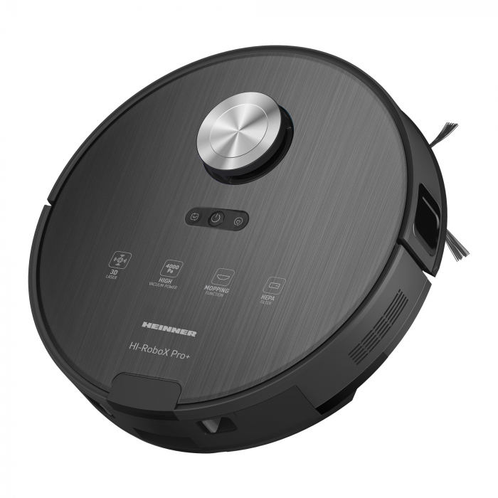 ASPIRATOR ROBOT HEINNER HI-RoboX+ HRVC-MAI52BK, ACUMULATOR 14.4V / 5200 mAh, PUTERE ABSORBTIE: 4000Pa, TUYA App, MOTOR BLDC, FUNCTIE MOP, NAVIGATIE LDS [3]