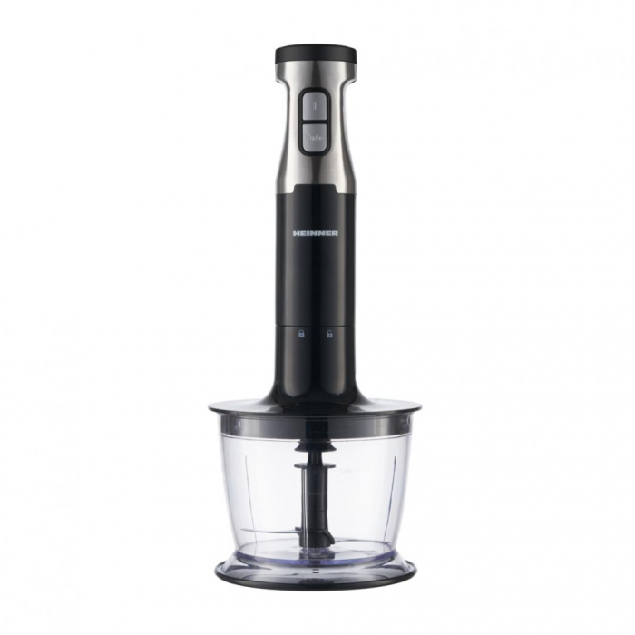Blender Heinner HB-1000XBK, 1000W, viteza variabila, tocator, tel, cana de mixat, negru/inox [4]
