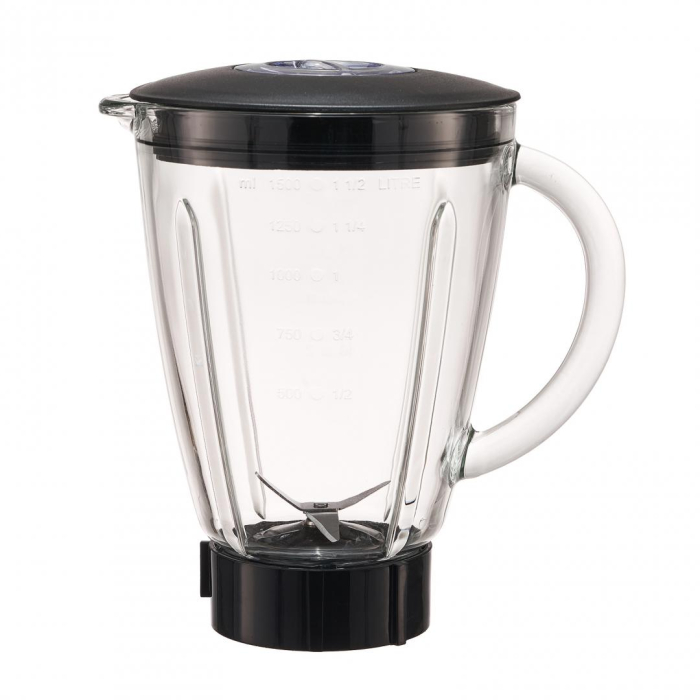 Blender Heinner HBL-550S, 550 W, 1.5 l, 2 viteze + functie Pulse, Negru/Argintiu [2]