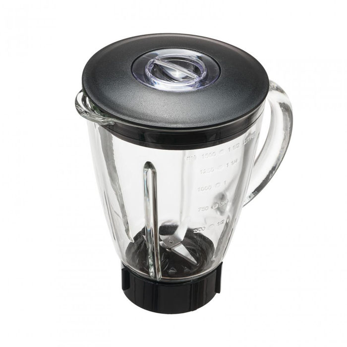 Blender Heinner HBL-550S, 550 W, 1.5 l, 2 viteze + functie Pulse, Negru/Argintiu [3]
