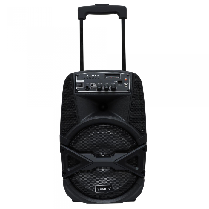 Boxa Portabila Samus KARAOKE 8, Bluetooth, FM Radio, Intrare Aux/USB/TF Card Negru [2]