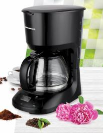Cafetierea Heinner Black Chatt HCM-D750GCBK, digitala, LCD, 1.25L, filtru si portfiltru detasabil, filtru din nailon, functie anti-scurgere, oprire automata, functie de mentinere la cald, 750W, negru [2]