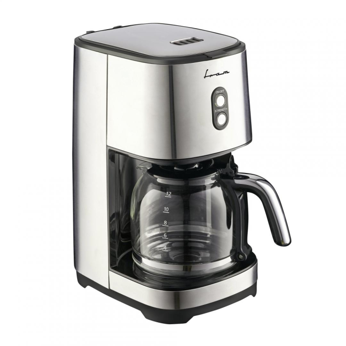 Cafetiera Fram FCM-915IX, 900W, 1.5l, filtru detasabil si lavabil, functie anti-picurare, argintiu [2]