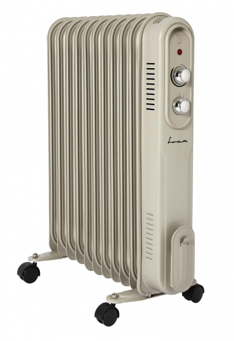 CALORIFER CU ULEI FRAM FOH-YR11BG, 11 ELEMENTI: 110x580 mm, 3 SETARI DE TEMPERATURA: 1000W/1500W/2500W, TERMOSTAT AJUSTABIL, PROTECTIE SUPRAINCALZIRE, PROTECTIE IN CAZ DE RASTURNARE, ROTI, CULOARE: CR [1]