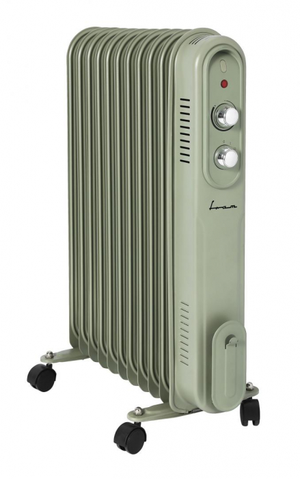 CALORIFER CU ULEI FRAM FOH-YR11GR, 11 ELEMENTI: 110x580 mm, 3 SETARI DE TEMPERATURA: 1000W/1500W/2500W, TERMOSTAT AJUSTABIL, PROTECTIE SUPRAINCALZIRE, PROTECTIE IN CAZ DE RASTURNARE, ROTI, CULOARE: VE [1]
