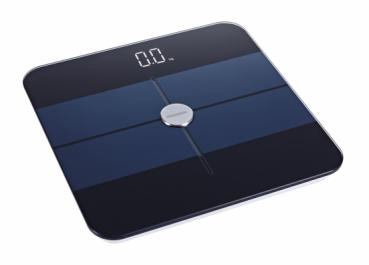 CANTAR DE BAIE INTELIGENT HEINNER HBS-BTH180BK, STICLA SECURIZATA 6MM CU INVELIS ITO, 180KG, FUNCTIE BLUETOOTH, DISPLAY LED, FUNCTIE AUTORECUNOASTERE, GRADARE: 100G, PORNIRE/OPRIRE AUTOMATA, BATERII:  [2]