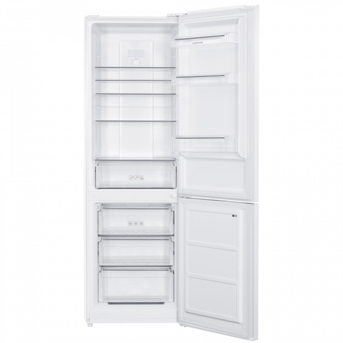 Combina frigorifica Albatros CNF395E, 293 L, H 185 cm, Full No Frost,termostat reglabil, usi reversibile, lumina interioara tip LED, picioare reglabile, clasa E, alba [2]