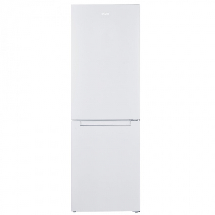 Combina Frigorifica Samus SCW396NFE, 296 L, Full No Frost, Clasa energetica E, Termostat reglabil, 3 sertare congelator, H 185 cm, Alb [1]