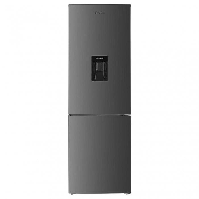 Combina frigorifica Samus SCX396ED, 313 L, H 186 cm, Termostat Reglabil, 3 sertare congelator, Clasa energetica E, Inox/Argintiu [1]