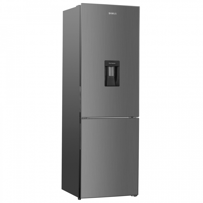 Combina frigorifica Samus, SCX396NFDE,291 litri,H195 cm, full no frost,Dozator de apa,Termostat reglabil,Clasa energetica E,Inox [1]