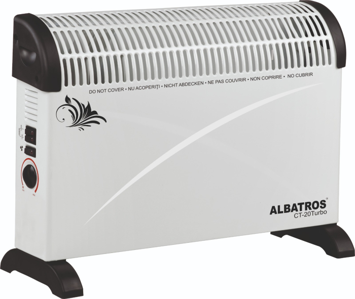 Convector electric Albatros CT-20TURBO, 2000W,  3 trepte, Alb [2]