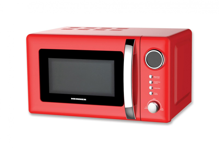 Cuptor cu microunde HEINNER HMW-20GRD, 20 l, 700 W, Digital, Grill, Rosu [1]