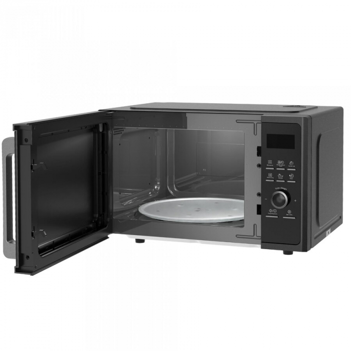 Cuptor cu microunde Samus SMC-23DB2, 23 L, 800 W, 5 Nivele de putere, Digital, 8 Programe de preparare, Dezghetare, Negru [3]
