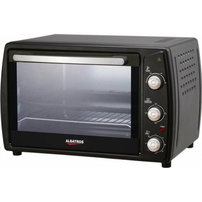 Cuptor electric Albatros A45B2,45 litri,1800 W,Control temp. de la 90Â°C la 230Â°C,Temporizator 60 min+funcĹŁia "stay-on",Negru [3]