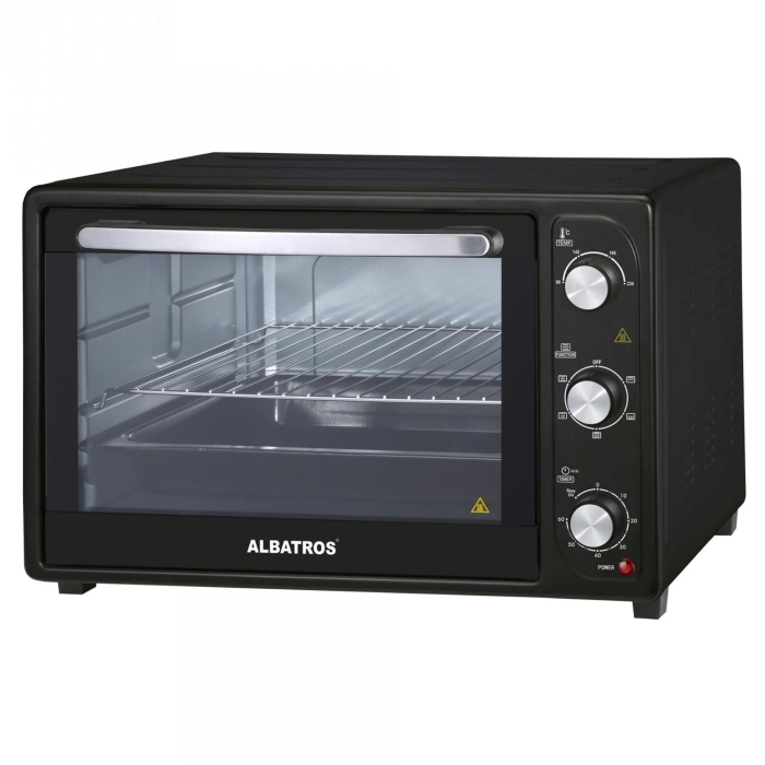 Cuptor electric Albatros A45BC2,45 litri,1800 W,Convectie, Control temp. de la 90Â°C la 230Â°C,Temporizator 60 min+funcĹŁia "stay-on",Negru [2]