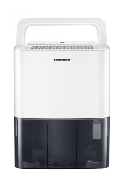 Dezumidificator Heinner HDU-M10, 10L/24h, control electronic, auto-restart, auto-oscilare, auto-dezghetare, timer 24h, 2.1L, maner,Alb [3]