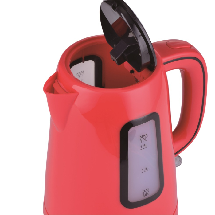Fierbator Albatros ELEGANCE,2200 W,1.7 litri,Utilizare fÄrÄ fir,Bec indicator funcĹŁionare,ProtecĹŁie la supraĂ®ncÄlzire,Rosu [2]