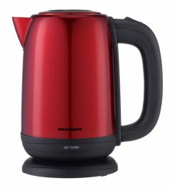 FIERBATOR ELECTRIC HEINNER HEK-2200RDSS, 1850-2200W, 1.7L, OPRIRE AUTOMATA, PROTECTIE IMPOTRIVA FUNCTIONARII FARA APA, CARCASA INOX, ROSU [2]