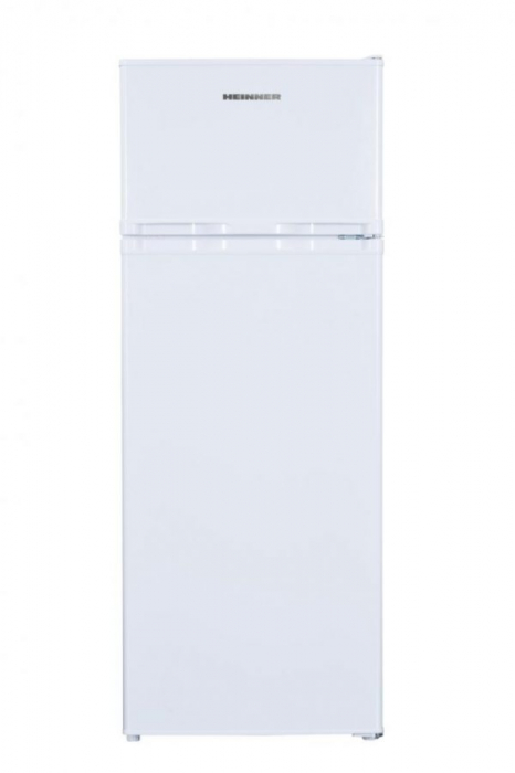 Frigider Heinner HF-H2206E++, 206 l, H 143 cm, lumina LED, 3 rafturi de sticla, Clasa E, Alb [1]