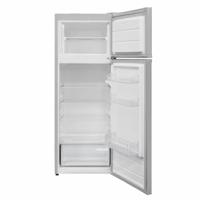 Frigider Heinner HF-V212SE++, 212 l, H 145 cm,Less Frost, Control mecanic, Iluminare LED, Clasa E, Argintiu [2]