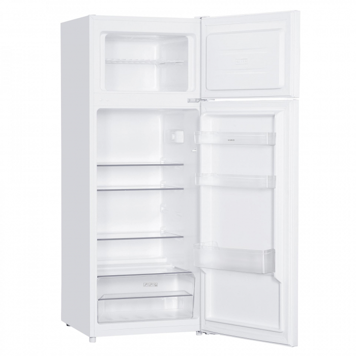 Frigider Samus SW284E,206 l,143 cm,4 rafturi din sticla,4 balcoane pe usa,Sertar pentru legume,Clasa energetica E,Alb [3]