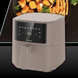 FRITEUZA CU AER CALD FRAM FAF-B6CR17SQ, 1700W, CAPACITATE COS: 5.7L, DISPLAY DIGITAL, CAVITATE METAL, TEMPERATURA: 80-200°C, TIMER: 60MIN, 8 PROGRAME PRESETATE, COS DETASABIL, AUTO-OPRIRE, CREM [1]