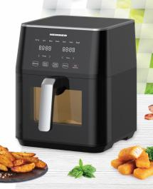 FRITEUZA CU AER CALD HEINNER CYCLONEFRY COOK HAF-M7BK1800, 1500-1800W, CAPACITATE: 7L, TEHNOLOGIE CIRCULARE AER (GATIRE UNIFORMA), DISPLAY DIGITAL CU CONTROL TOUCH, TIMER 60 MIN, TEMPERATURA 40-200 GR [1]