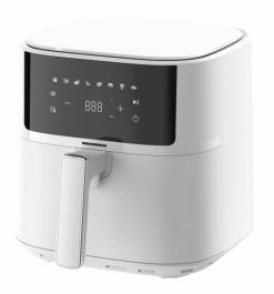 FRITEUZA CU AER CALD HEINNER WhiteElinn HAF-B6WH17SQ, 1700W, CAPACITATE COS: 5.7L, DISPLAY DIGITAL, CAVITATE METAL, TEMPERATURA: 80-200°C, TIMER: 60MIN, 8 PROGRAME PRESETATE, COS DETASABIL, AUTO-OPRIR [3]