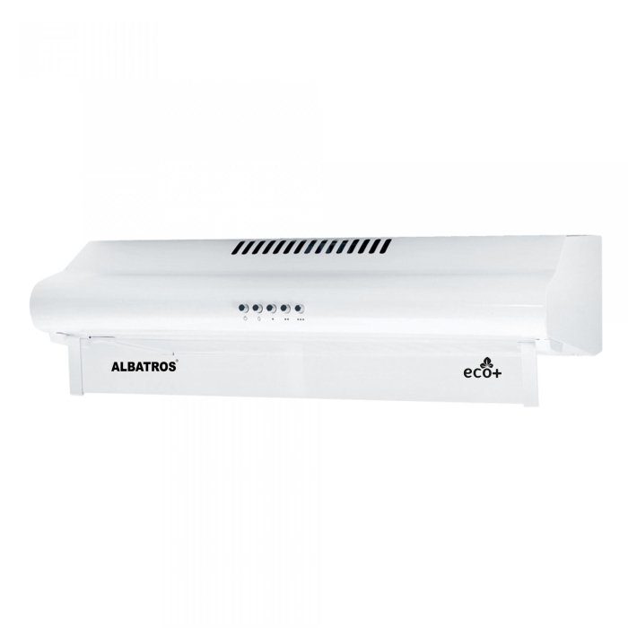 Hota Albatros H15A ECO+, 50 cm, 1 motor, 49 W, 3 trepte de absorbtie, clasa E, alba [1]