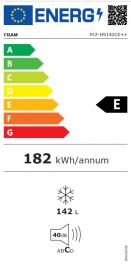 Lada frigorifica Fram FCF-HS142CE++, capacitate totala 142L, clasa energetica E, functionare convertibila frigider/congelator, control electronic, display LED [3]