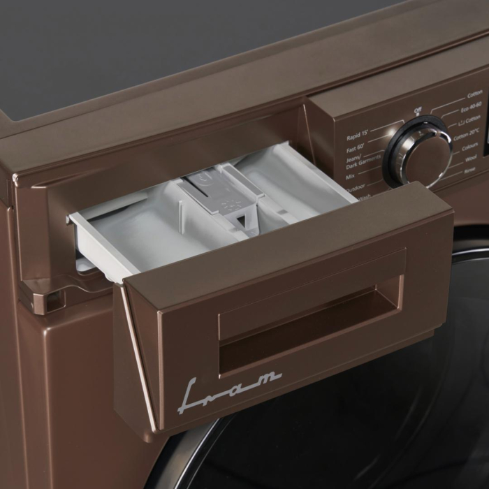 Masina de spalat rufe Fram FWM-V714T2BRD+++, 7 kg, 1400 rpm, Display digital, Allergy safe, Start intarziat, Anti-sifonare, Eco-Logic,Clasa D, Cafeniu pastelat [5]