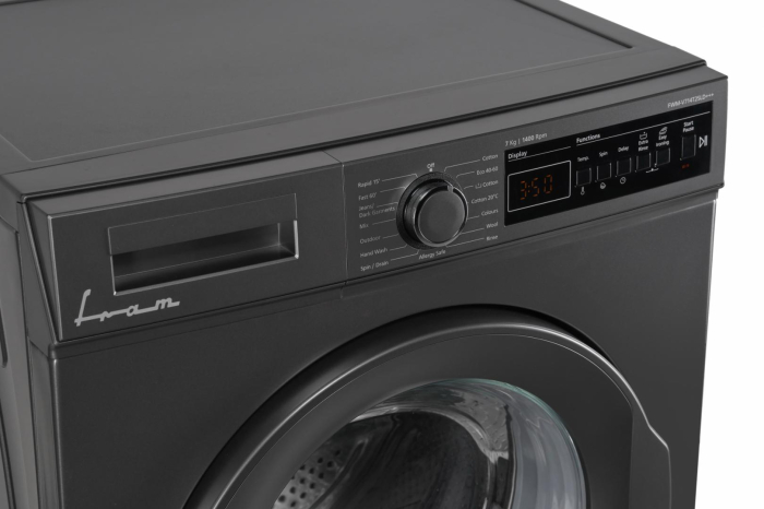 Masina de spalat rufe Fram FWM-V714T2SLD+++, 7 kg, 1400 rpm,  Display digital, Allergy safe, Start intarziat, Anti-sifonare, Eco-Logic, Clasa D,Gri [4]