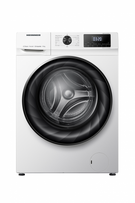 MASINA DE SPALAT RUFE HEINNER HWM-H1014INVA+++, CAPACITATE 10KG, VITEZA DE CENTRIFUGARE 1400RPM, CLASA ENERGETICA A, MOTOR INVERTER, 15 PROGRAME [1]