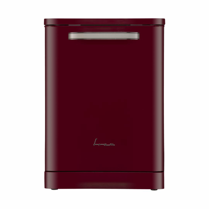 Masina de spalat vase Fram FDW-VRR606BDE++, 12 seturi, 6 programe,  Display LED, Pornire intarziata, Aquastop, 60 cm,Clasa E, Visiniu [1]