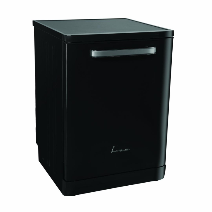 Masina de spalat vase Fram FDW-VRR606BKE++, 12 seturi, 6 programe, Clasa E, Display LED, Pornire intarziata, Aquastop, 60 cm, Clasa E,negru [2]