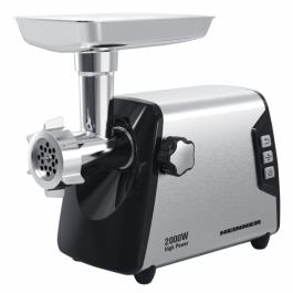 Masina de tocat Heinner HMG-Y2000SS, 2000W, angrenaj metalic si carcasa din aluminiu, capacitate tocare de 3kg/min, cutit inox, 3 site metalice, buton switch cu 2 viteze, functie reverse, carcasa inox [1]