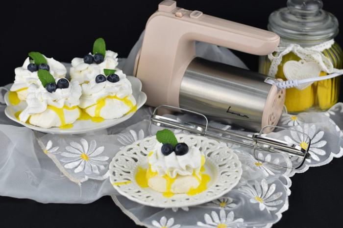 Mixer de mana Fram FHM-400CR, 400W, 6 viteze + Turbo, Crem [5]