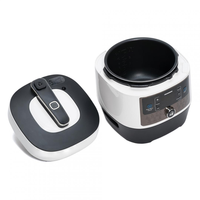 Multicooker sub presiune Heinner HPCK-6WH, 3.8 L, 15 programe, Vas antiadeziv detasabil, Presiune reglabila, Timer, Display led, Alb [3]