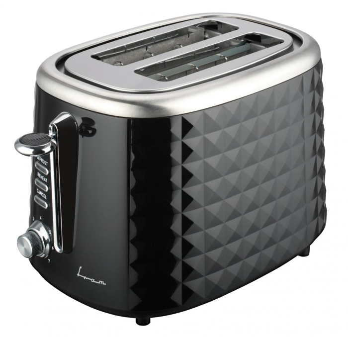 Prajitor de paine Fram FTP-850BK, 850W, capacitate 2 felii, functii: decongelare, reincalzire si anulare, 7 niveluri de rumenire, functie de autocentrare a feliilor de paine, tavita detasabila pentru [1]