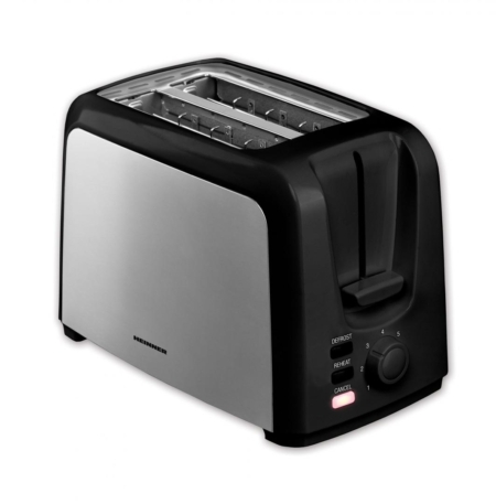 Prajitor de paine Heinner HTP-700BKSS, 750 W, 7 ni... [1]