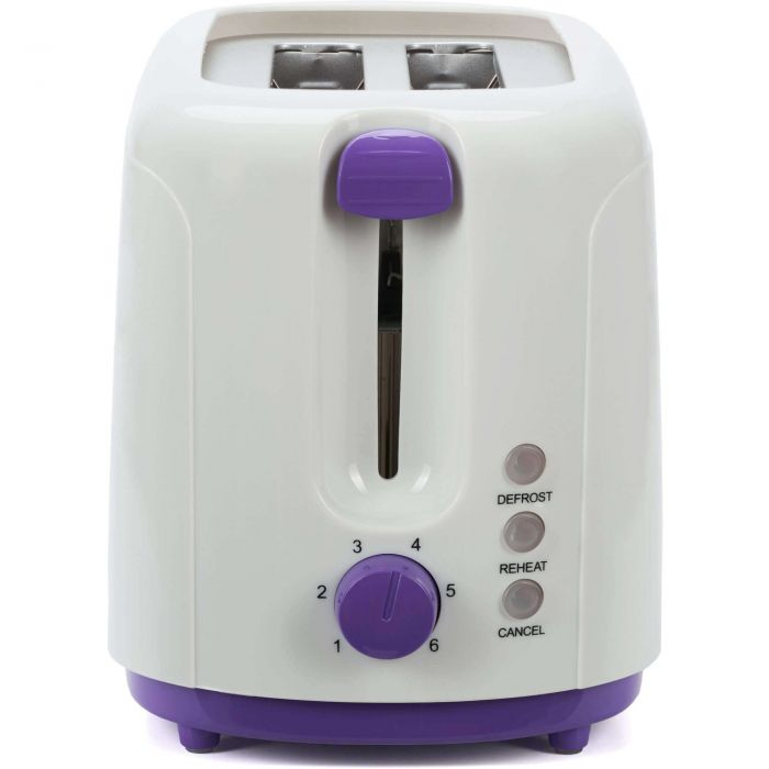 Prajitor de Paine Heinner Charm TP-750UV, 750W, 6 setari, Alb/Mov [3]