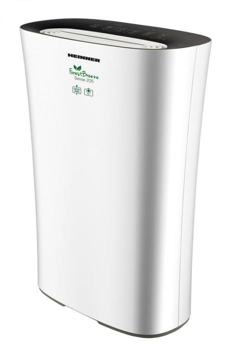 Purificator de aer Heinner HPA-M205, arie de acoperire 14-24mÂ˛, CADR (flux de aer) 205mÂł/h, control tactil, filtru compus (include filtru HEPA 13), generator de ioni negativi, mod silenČ›ios, mod Au [3]