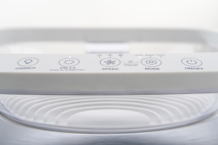 Purificator Heinner HPA-M500, CADR 500 m3/h, 35 W, Control touch, Mod Silentios, Filtru multiplu, Sistem dublu purificare, Indicator calitate aer, Alb [4]