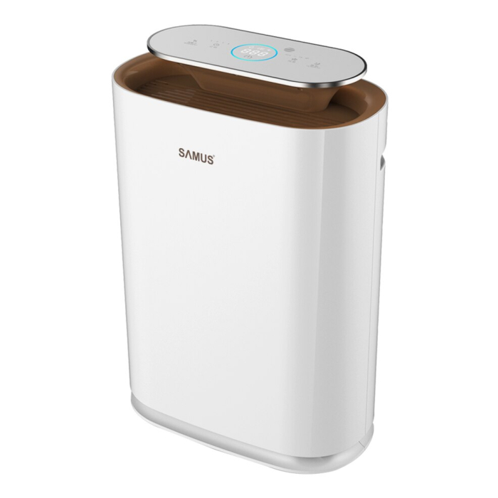Purificator de aer Samus Sensity 38 wifi,68 W,CADR 308 m3/h,Senzor Praf/Fum, Control Ionizator, Alb [2]