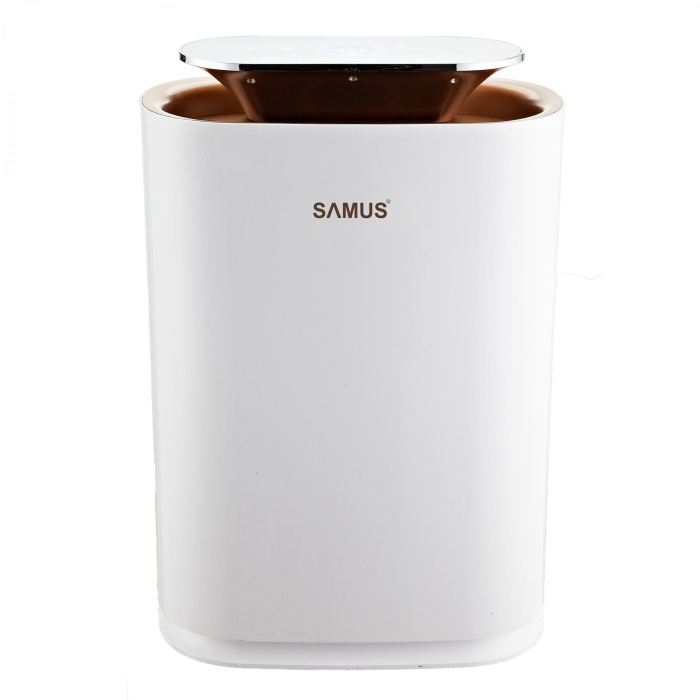 Purificator de aer Samus Sensity 38 wifi,68 W,CADR 308 m3/h,Senzor Praf/Fum, Control Ionizator, Alb [1]