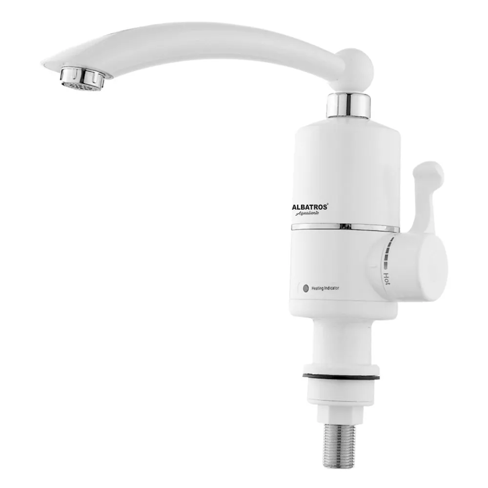 Robinet electric Albatros AQUALIENTE,3000 W,Presiune apÄ: 0.04-0.6 Mpa,Debit apÄ fierbinte: 2-2.5 L/min,Alb [1]