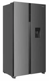 Side by side Heinner HSBS-HM529NFXWDE++, 344L, 177 cm, Full No frost, Compresor Dual Inverter, dozator de apa,clasa energetica E,Inox [1]